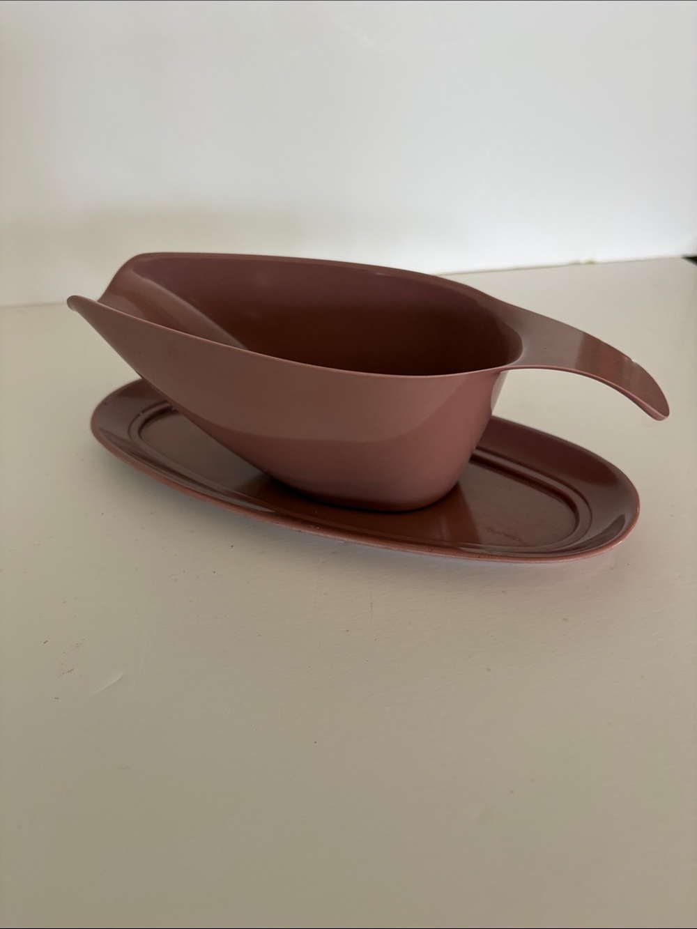 MELMAC DINNERWARE STETSON CORP GRAVY BOAT W/ MATCHING TRAY and Oval Bowl MCM - Picture 2 of 8